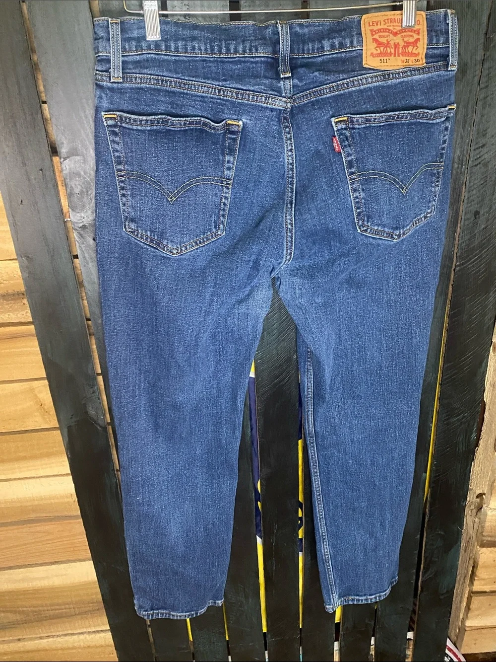 Levi’s 511 slim fit jeans size 36x30 red tab